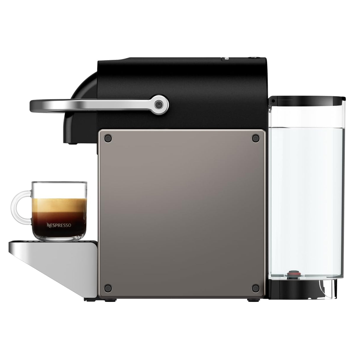 Machine à capsules Pixie Titane – Design industriel, espresso & lungo – photo 3 – Elbaro