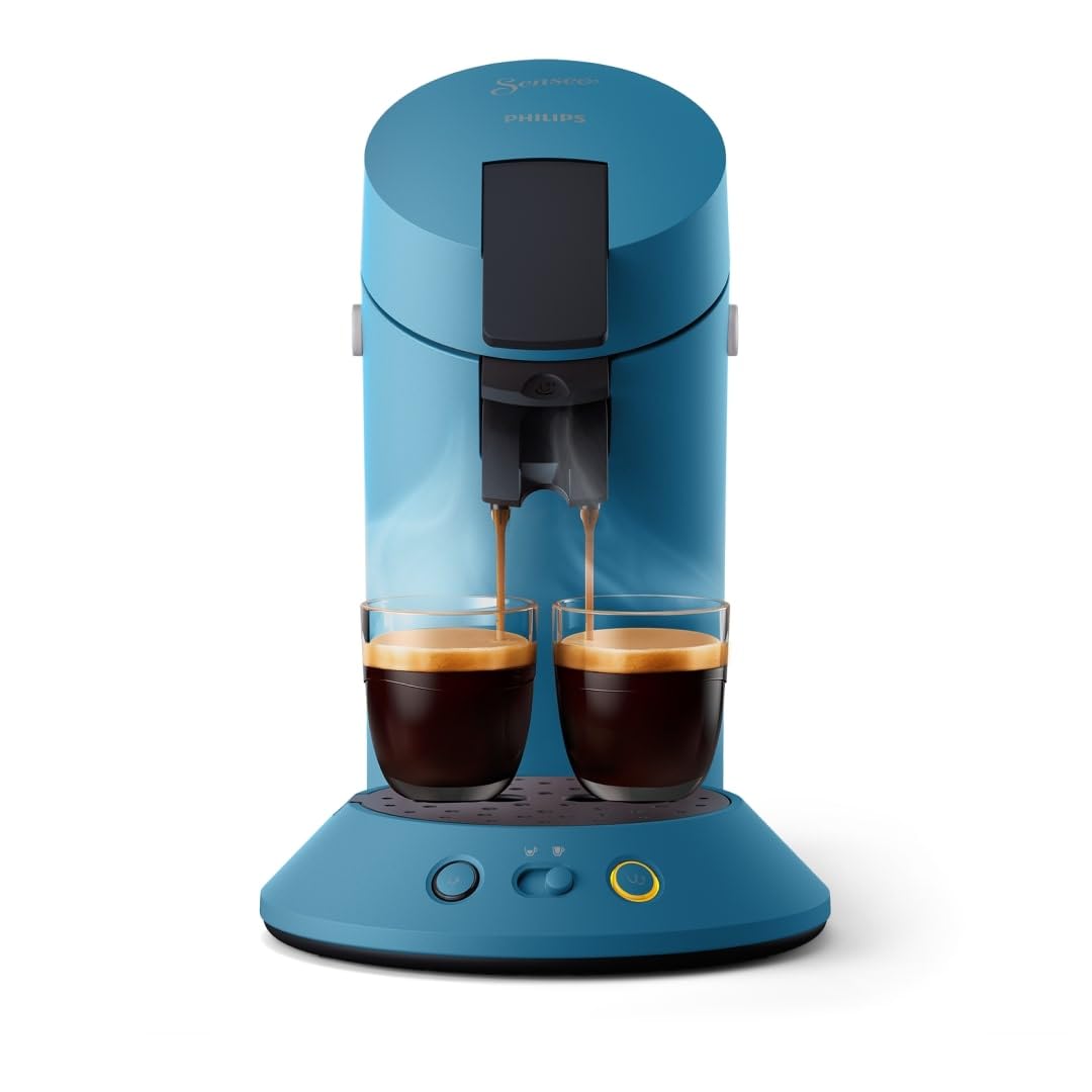 Machine à café dosettes Senseo Original Plus CSA210/00 – Bleu Paon – Elbaro
