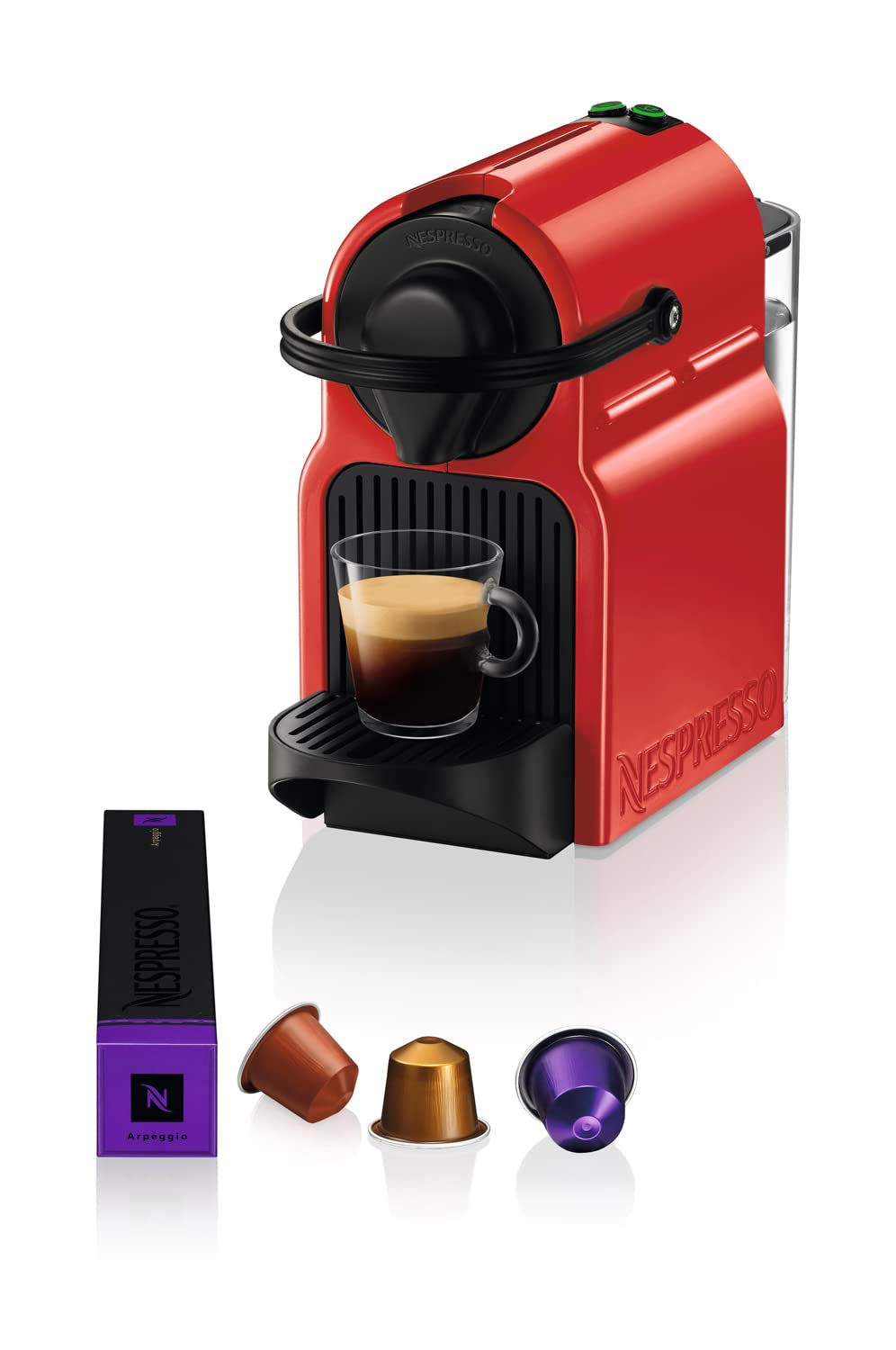 Machine à capsules Inissia Rouge Rubis – Réservoir 0,7 L, 1260 W – Elbaro