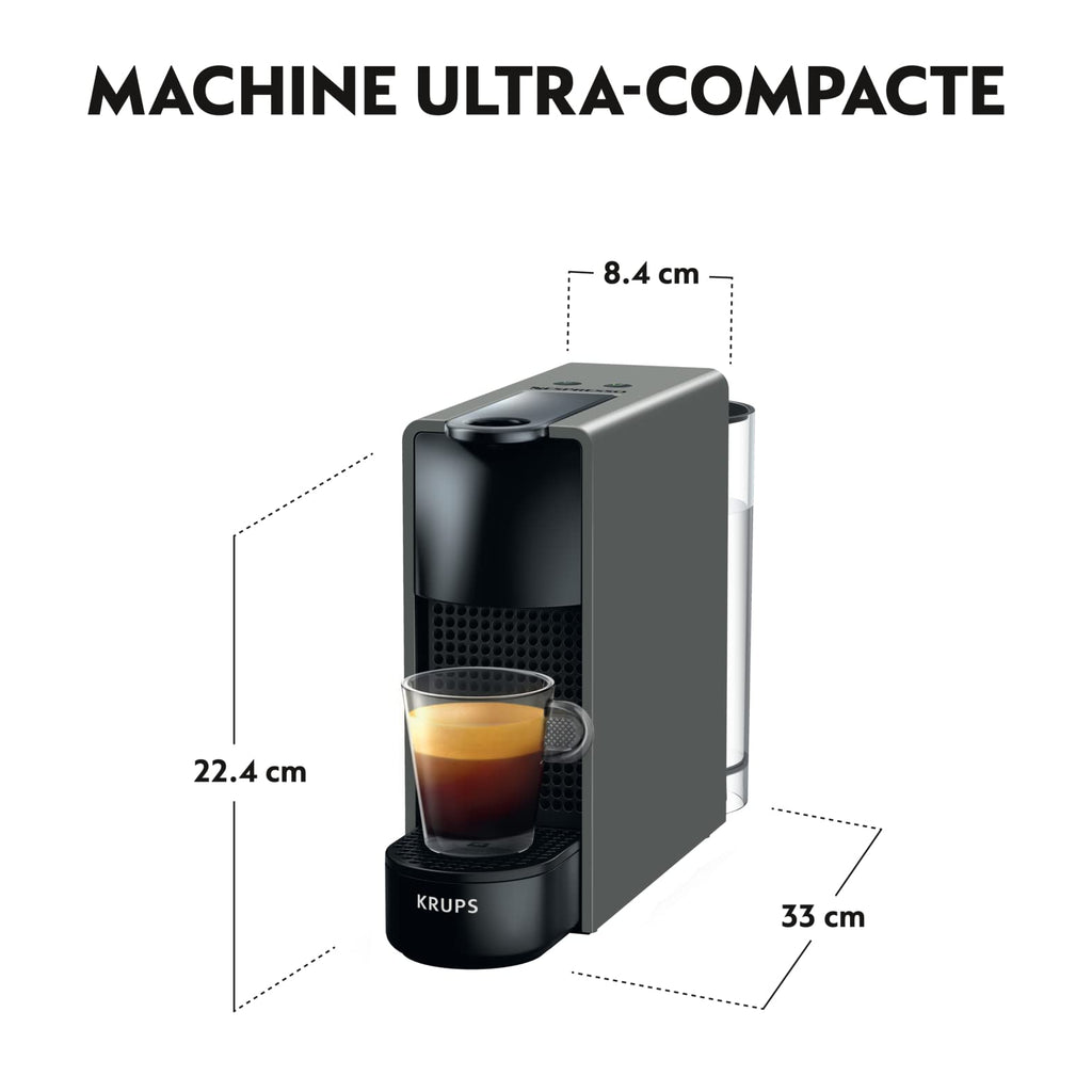 Cafetière à capsules Essenza Mini Gris Intense – 2 tailles de tasse – photo 5 – Elbaro