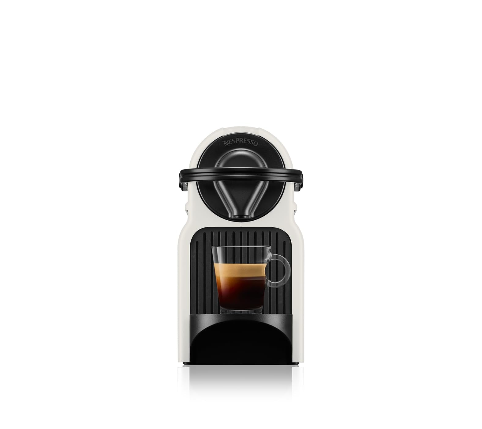 Machine à capsules Inissia Blanc – Cafetière espresso 19 bars, réservoir 0,7 L – photo 4 – Elbaro