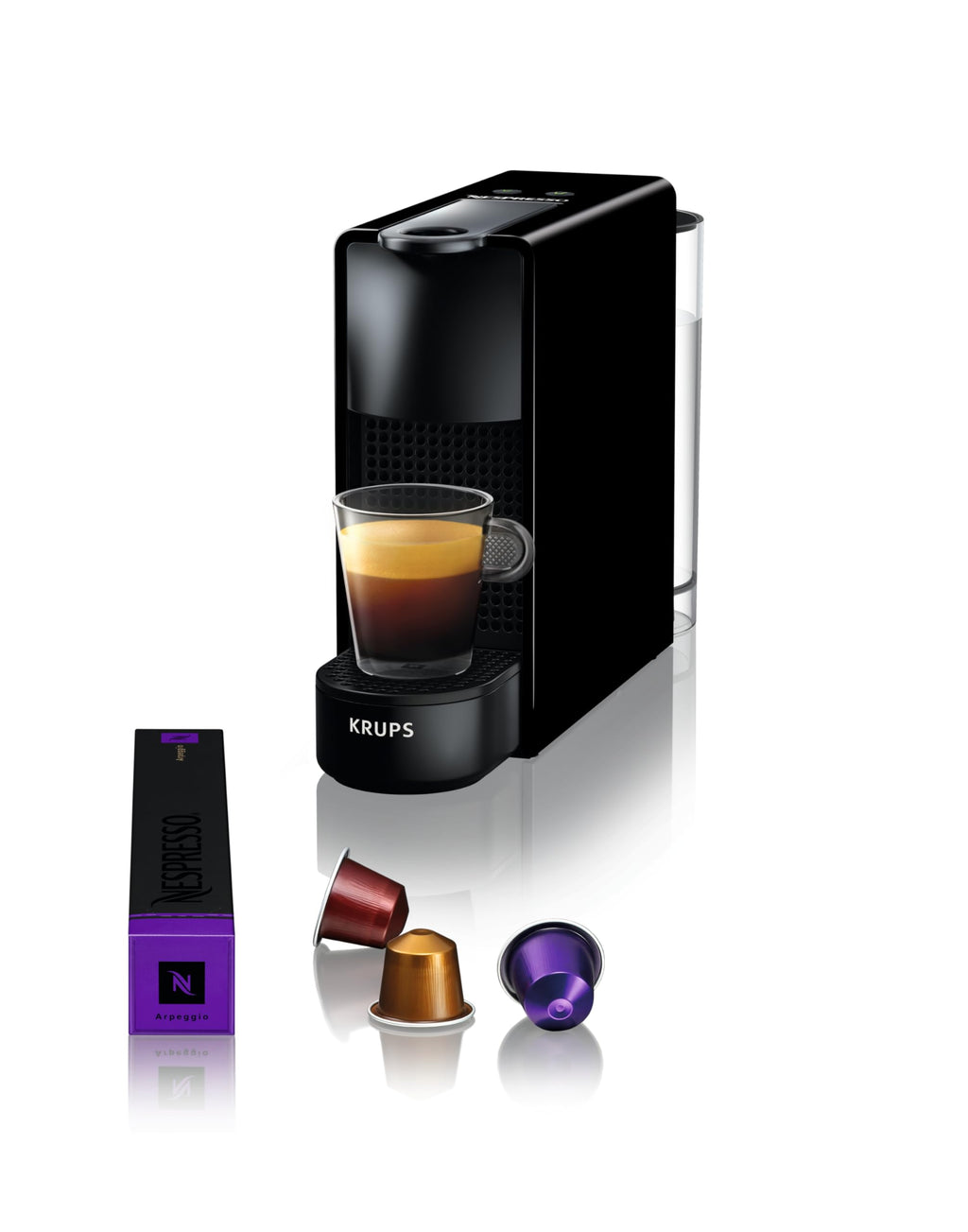 Machine expresso Essenza Mini Noir – Cafetière à capsules compacte – Elbaro