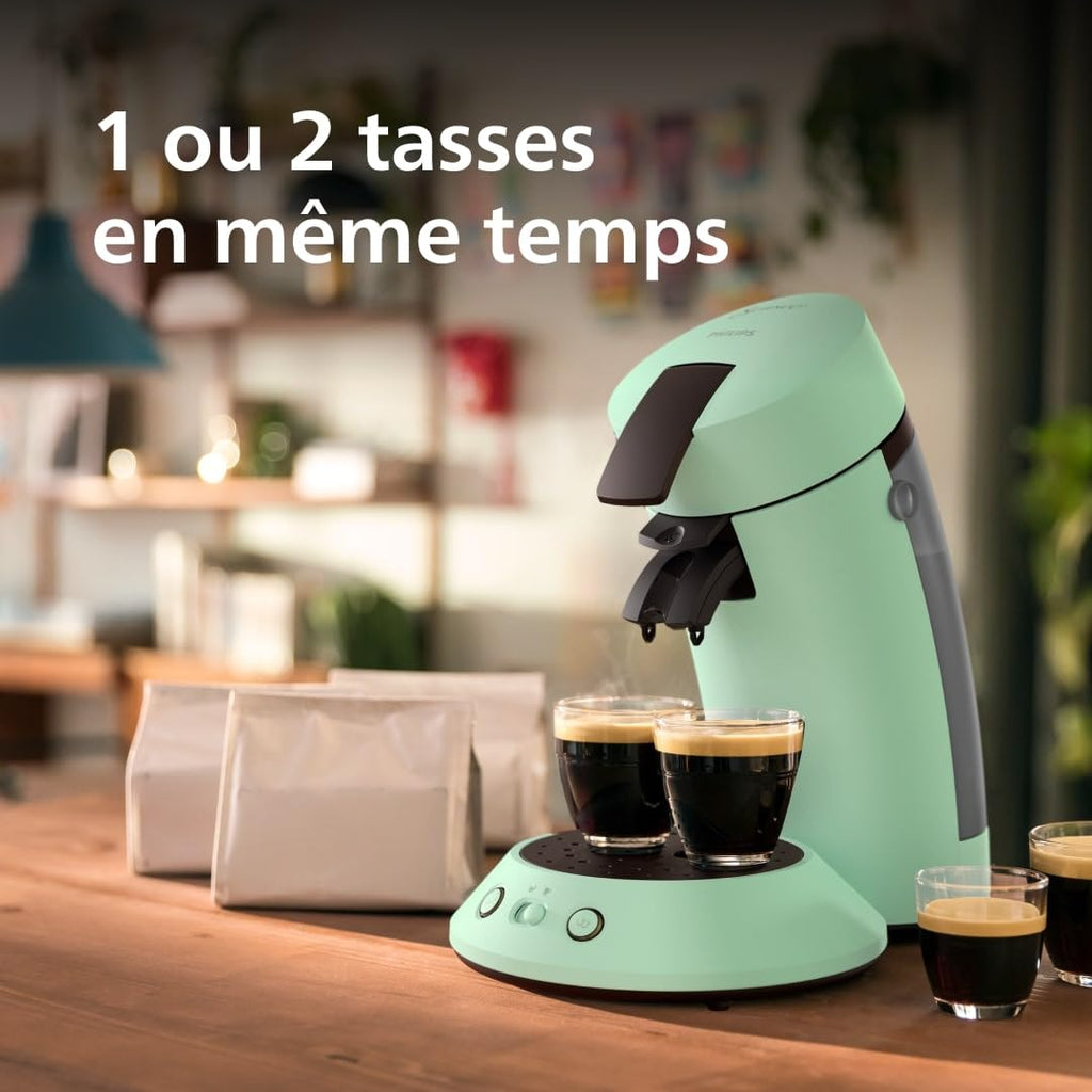 Senseo Original Plus CSA210/80 – Machine à dosettes Vert Désert – photo 10 – Elbaro