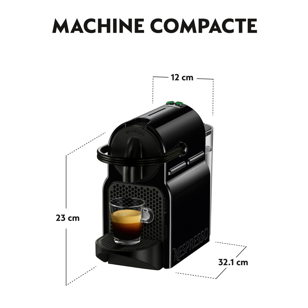Cafetière à capsules Inissia Noir – Espresso & Lungo, 19 bars, 1260 W – photo 6 – Elbaro