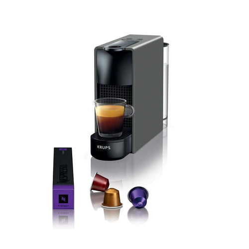 Cafetière à capsules Essenza Mini Gris Intense – 2 tailles de tasse – Elbaro