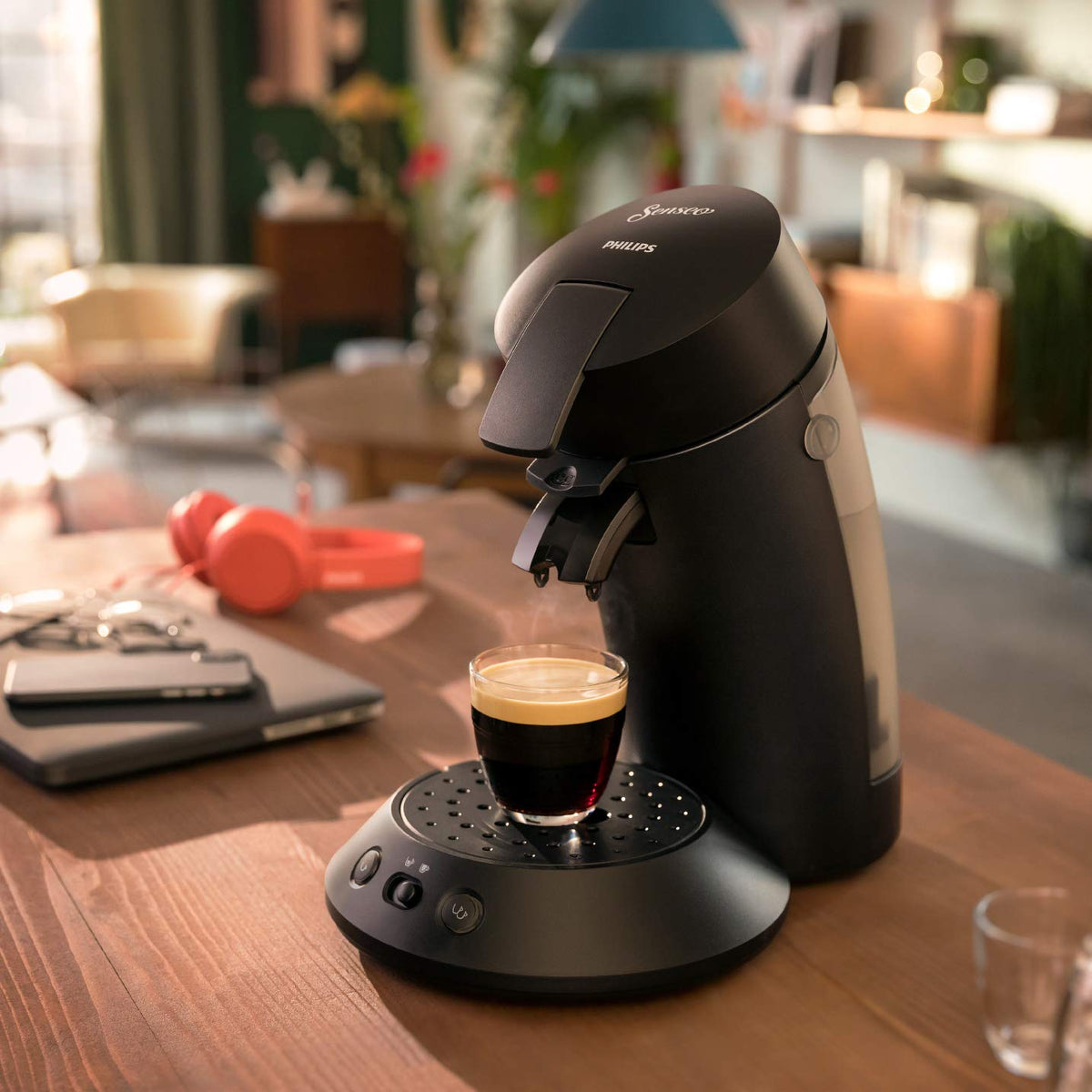 Machine à dosettes Senseo Original Plus CSA210/61 – Noir Intense – photo 5 – Elbaro