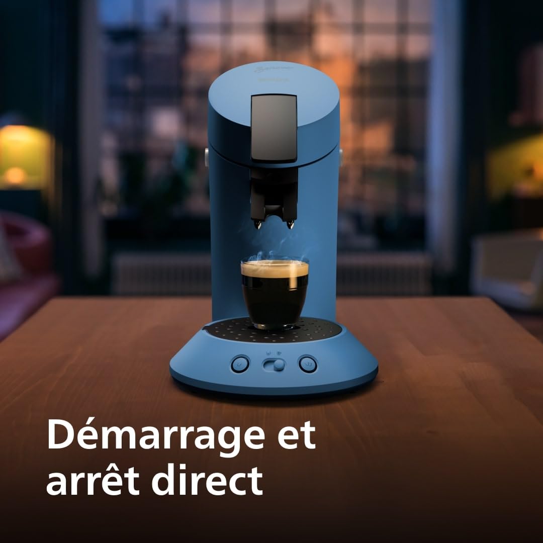 Machine à café dosettes Senseo Original Plus CSA210/00 – Bleu Paon – photo 9 – Elbaro
