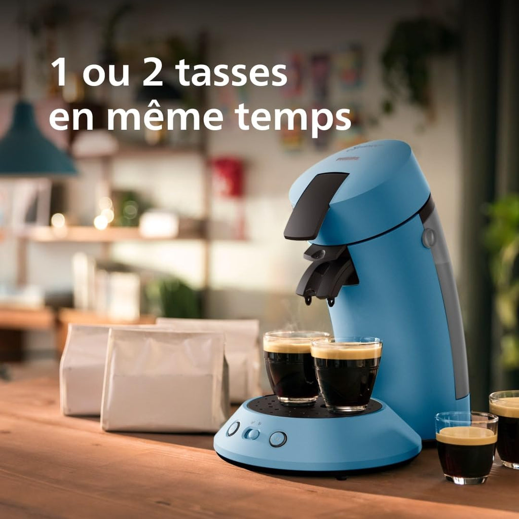Machine à café dosettes Senseo Original Plus CSA210/00 – Bleu Paon – photo 10 – Elbaro