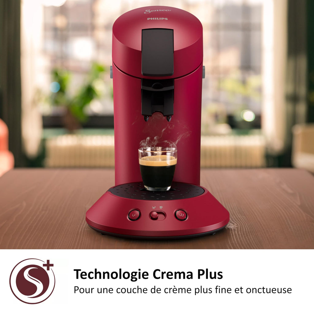 Machine à dosettes Senseo Original Plus CSA210/91 – Rouge – photo 7 – Elbaro