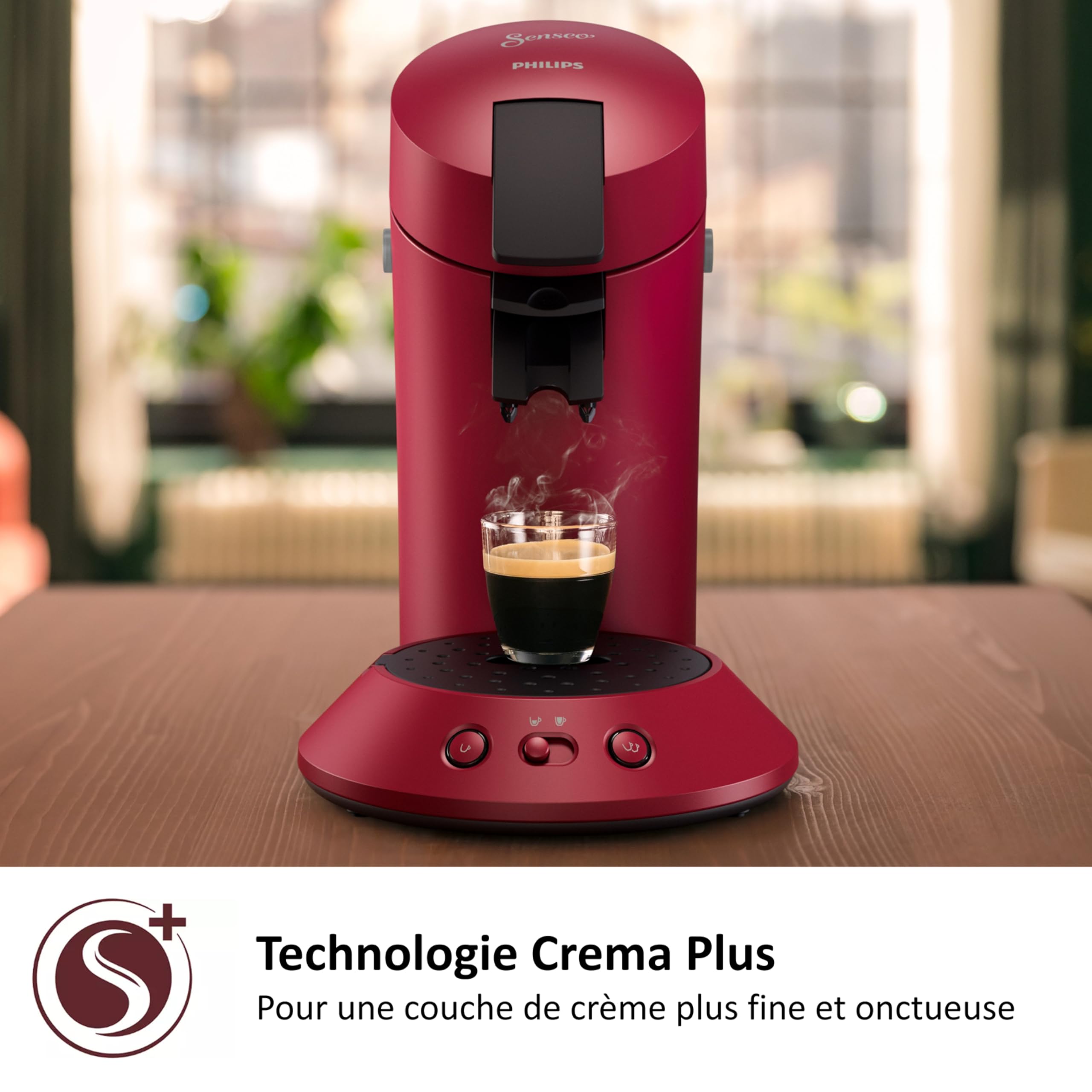 Machine à dosettes Senseo Original Plus CSA210/91 – Rouge – photo 7 – Elbaro