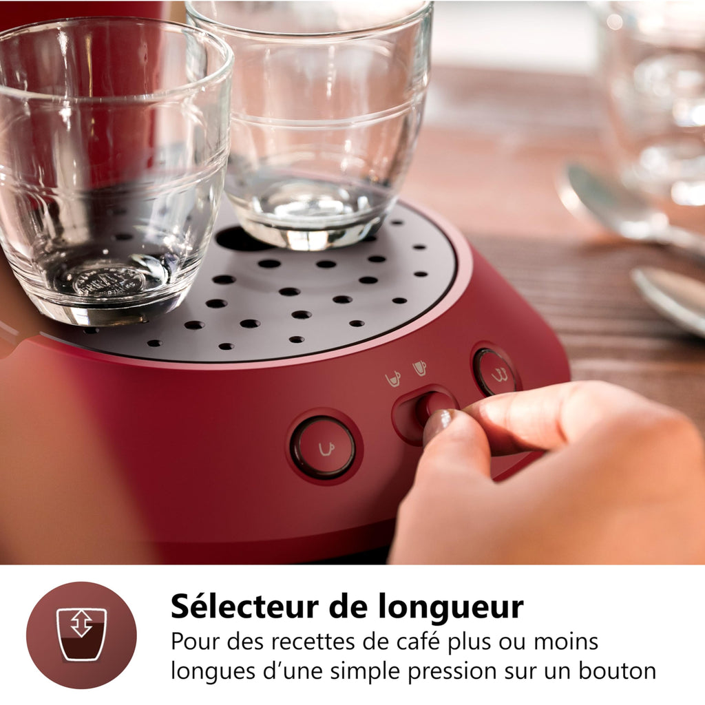 Machine à dosettes Senseo Original Plus CSA210/91 – Rouge – photo 6 – Elbaro