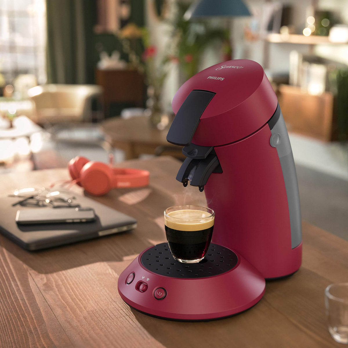 Machine à dosettes Senseo Original Plus CSA210/91 – Rouge – photo 4 – Elbaro
